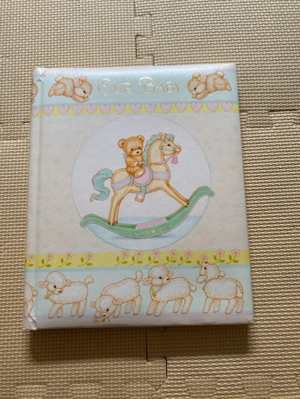 Vintage 1982 Hallmark Our Baby Keepsake Memory Photo Album Book